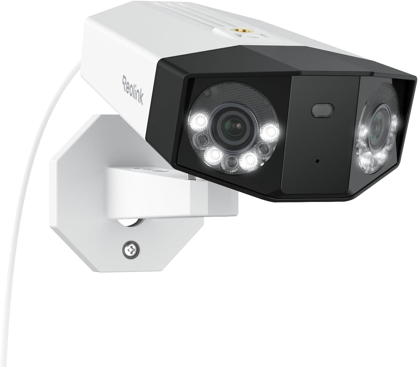 REOLINK Duo 3 PoE 16MP UHD Dual-Lens PoE Security Camera with 180° Panoramic View, Motion Track, F1.6 Color Night Vision, Person/Vehicle/Animal Detection, 2 Way Audio, Supports 24/7 Recording