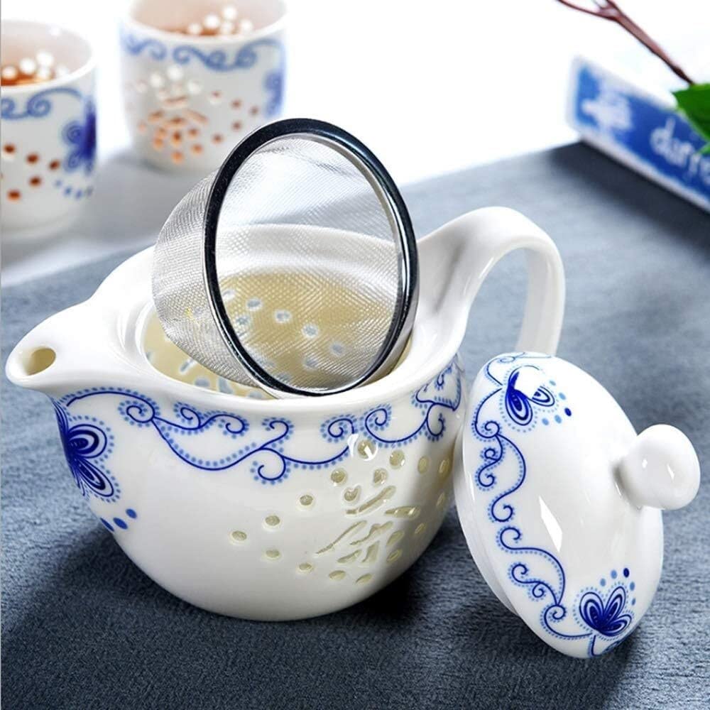 Zestaw Do Herbaty Chiński Czajniczek Zestaw Filiżanek Ceramicznych Do Herbaty Z Tacą Na Herbatę Chińskich Kawy Użytku Domowego Akcesoria Kuchenne