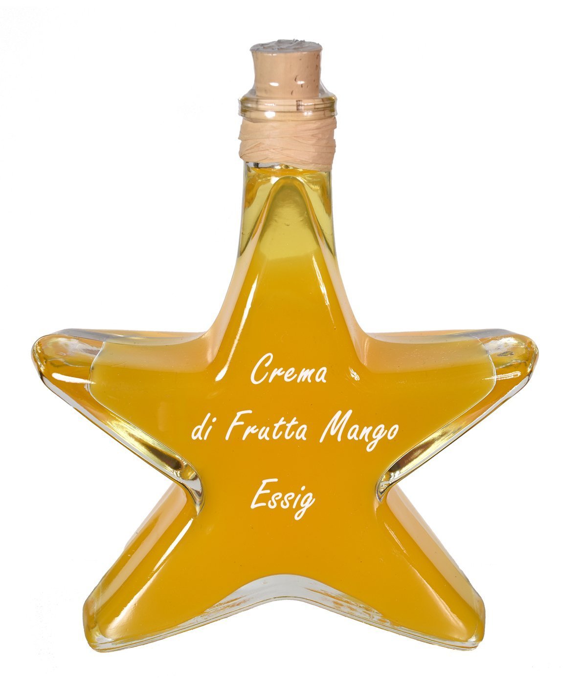 20 x Mango Crema Essig 0,2l Stern Flasche - Cremig aus Fruchtmus| 15 % Mengenrabatt
