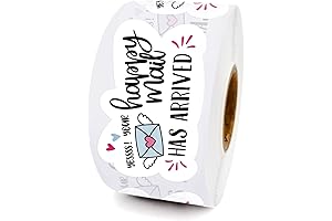 500 Count Happy Mail Stickers for Small Businesses