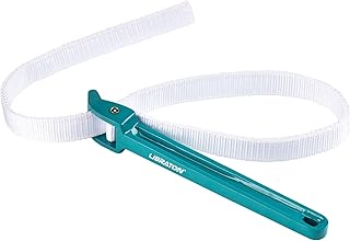 LIBRATON Strap Wrench, Nylon Strap Wrench, 12" Adjustable Oil Filter Strap Wrench, Strap Wrench Plumbing Heavy Duty, Double Layered Nylon Strap Wrench, Handle Belt Wrench