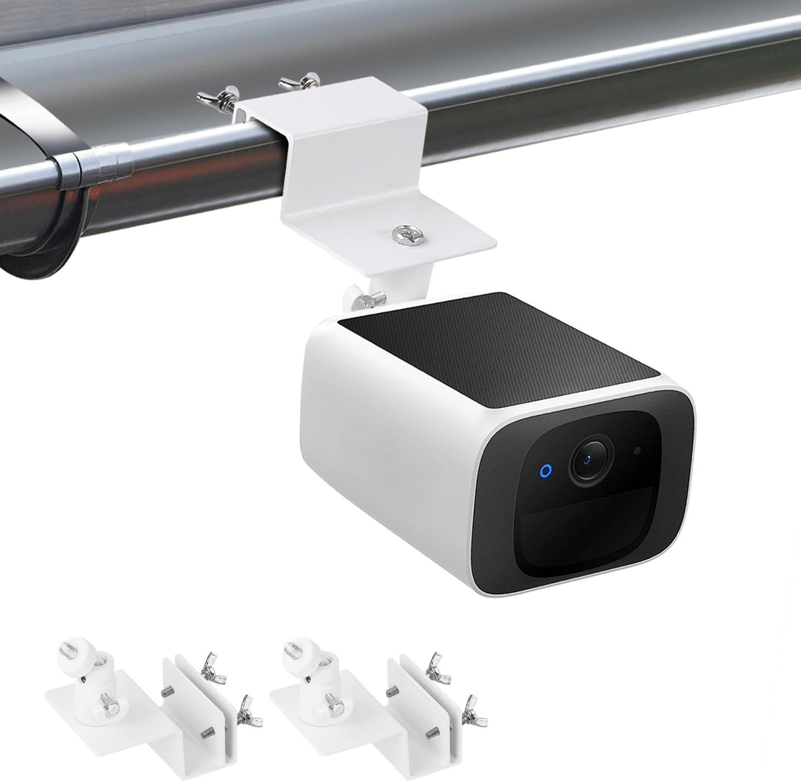 2Pack Gutter Mount Compatible with eufy Security SoloCam S220/C210, eufyCam 2...