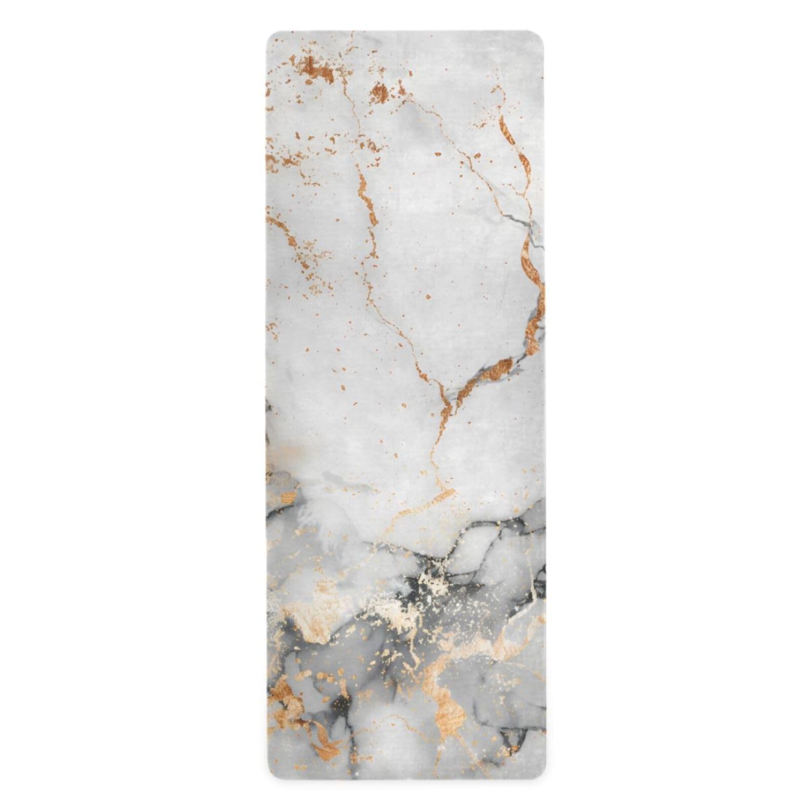 Marble Yoga Mat Non Slip Thick Kids Eco Friendly Rubber Workout Foldable Yoga Mat Women Exercise