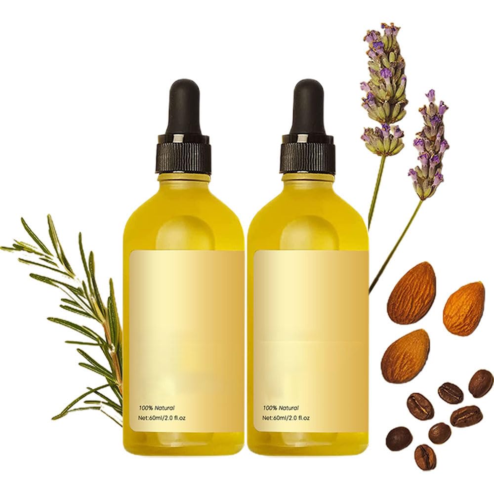 Houdini Natural Vegan Hair Growth Oil - Houdini Hair Oil, Veganic Natural Hair Growth Oil, Pure Natural Hair Density Essential Oil, Hair Strengthening & Nourishing Serum (2Pcs)