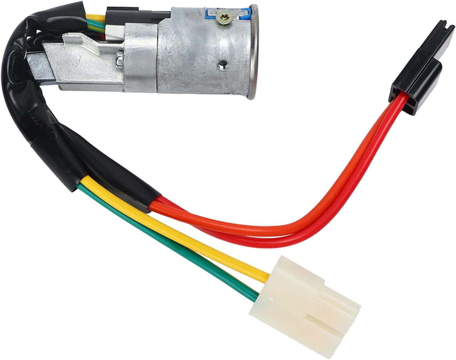 Ignition Lock Switch 7700772942 4Pin Ignition Lock Barrel Switch High Strength Direct with 2 Key for Cars