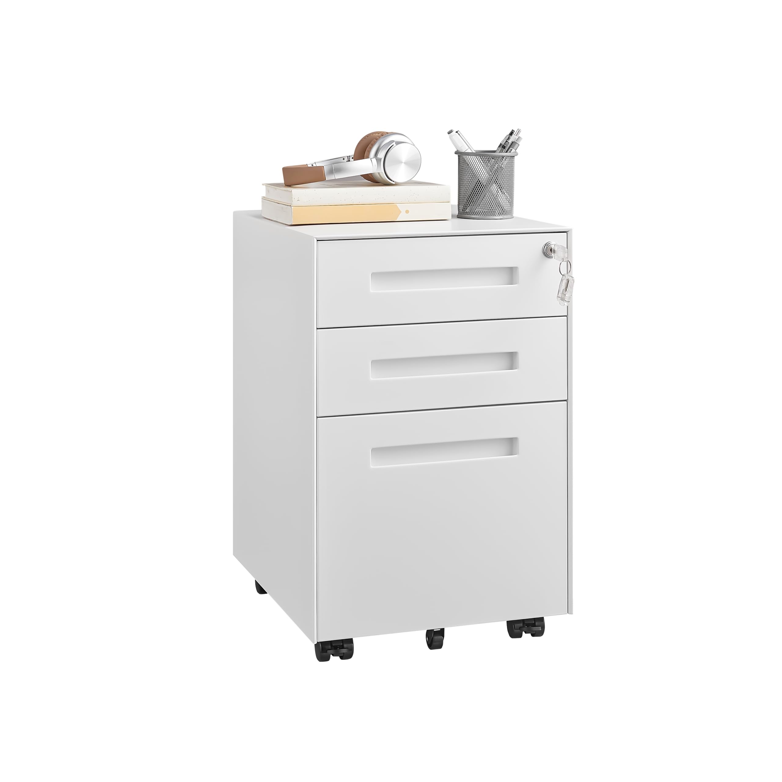 Guizeeopo Fully Assembled Home Office Filing Cabinet with Lock