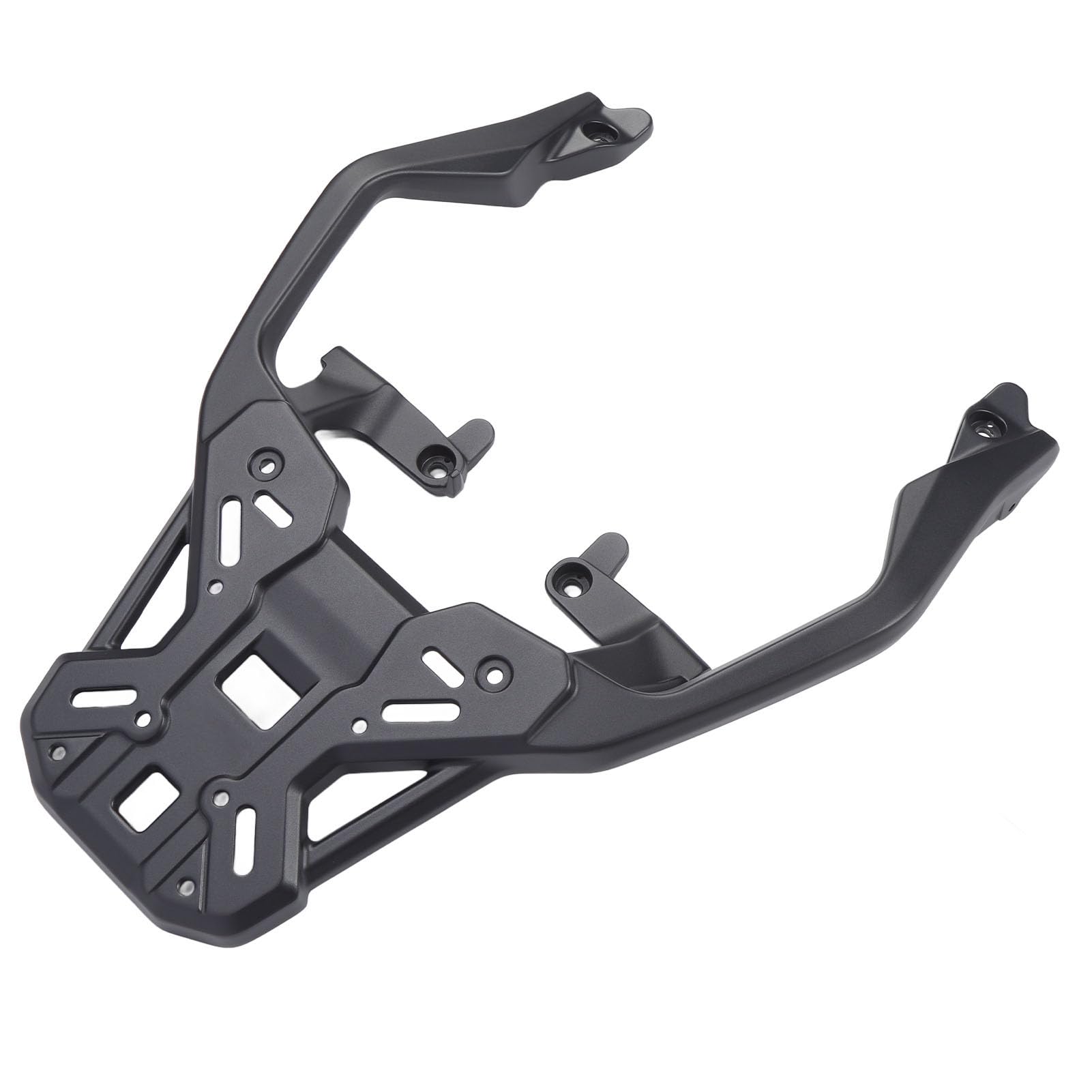 Alomejor Portaequipajes Trasero para Motocicleta Portaequipajes Trasero de Aleación de Aluminio Estante Plano con Acabado Arenado de Alta Capacidad para Viajes Diarios para XADV750 NSS750 2021 2024