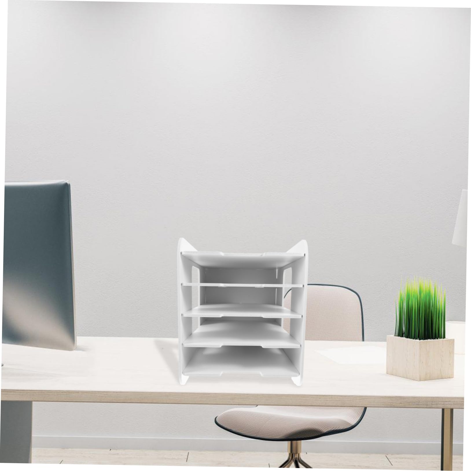 NUOBESTY Portadocumenti in -plastica Organizer Per Documenti Scrivania Espositore Resistente e Per Ufficio e Studio