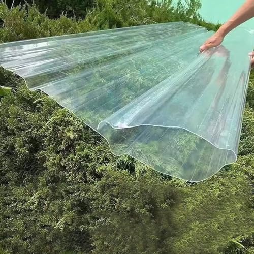 Tôle de toiture transparente ondulée bardage isolant serre 1mm