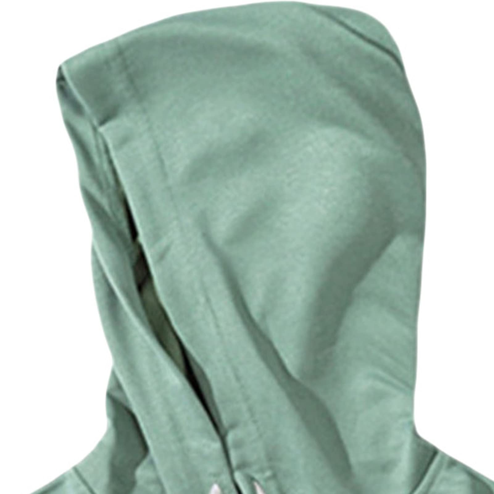 Maiyifu-GJ Men's Lightweight Casual Athletic Hoodies Long Sleeve Drawstring Hooded Pullover Hoodie Sweatshirts With Pockets (Light Green,Small)