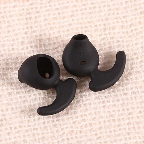 Miniatura 3 de Gancho para auriculares, 20 pares de puntas de repuesto para auriculares, puntas de silicona para auriculares, almohadillas de gel de repuesto