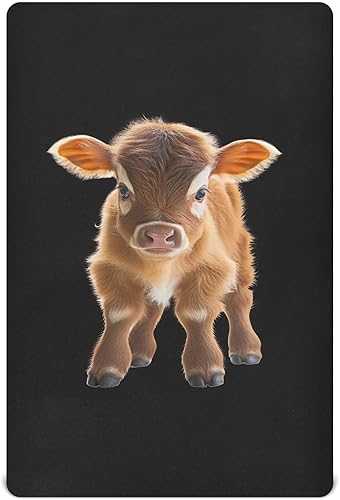 Fitted Crib Sheets Highland Cow Baby Crib Sheets for Boy & Girl Toddler Mattress Sheets 21216473