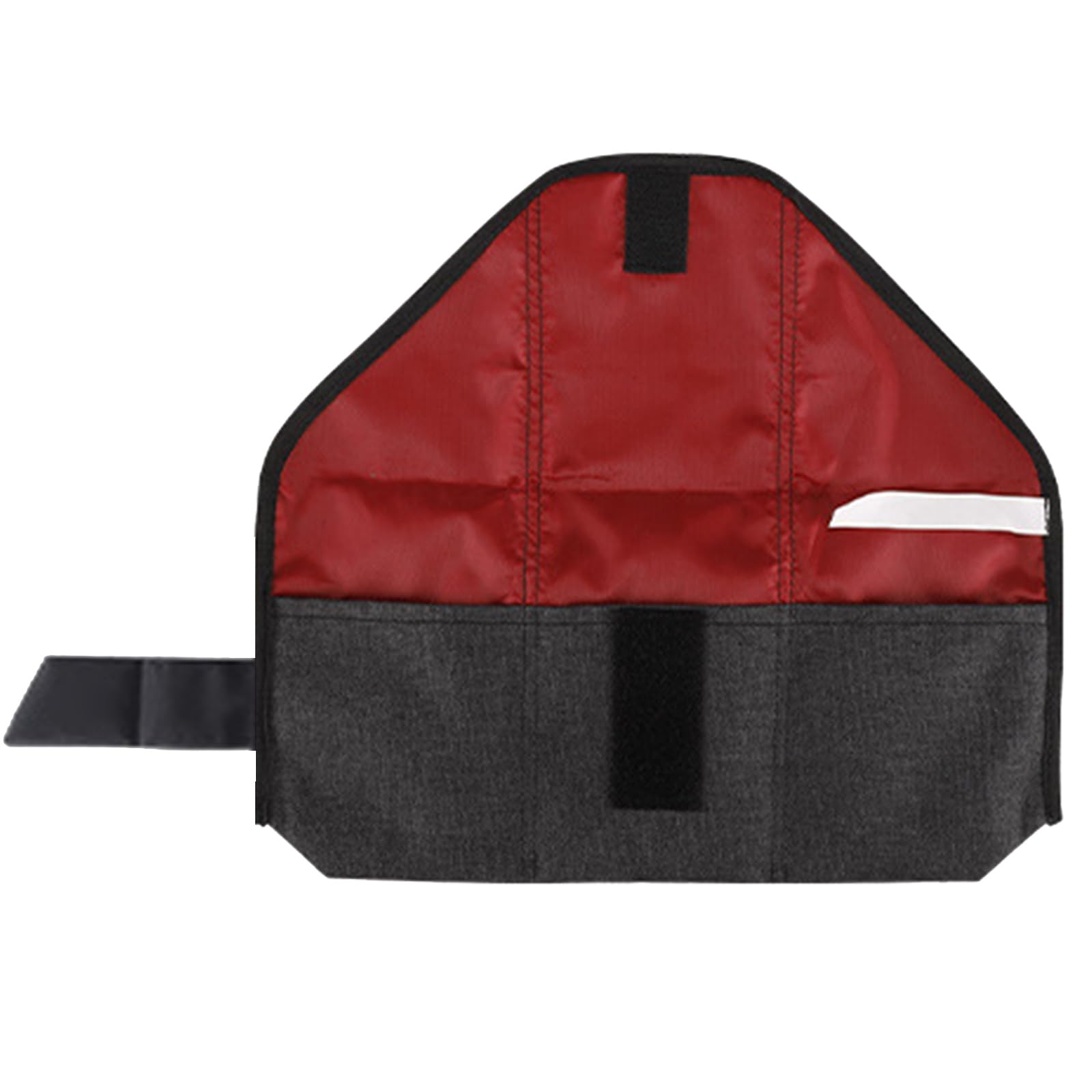 Fcnjsao Repair Tool Roll Bag Cycling Saddles Bag Under Seats Pouches Polyester Storage Bag Scratchproof for Biking Black