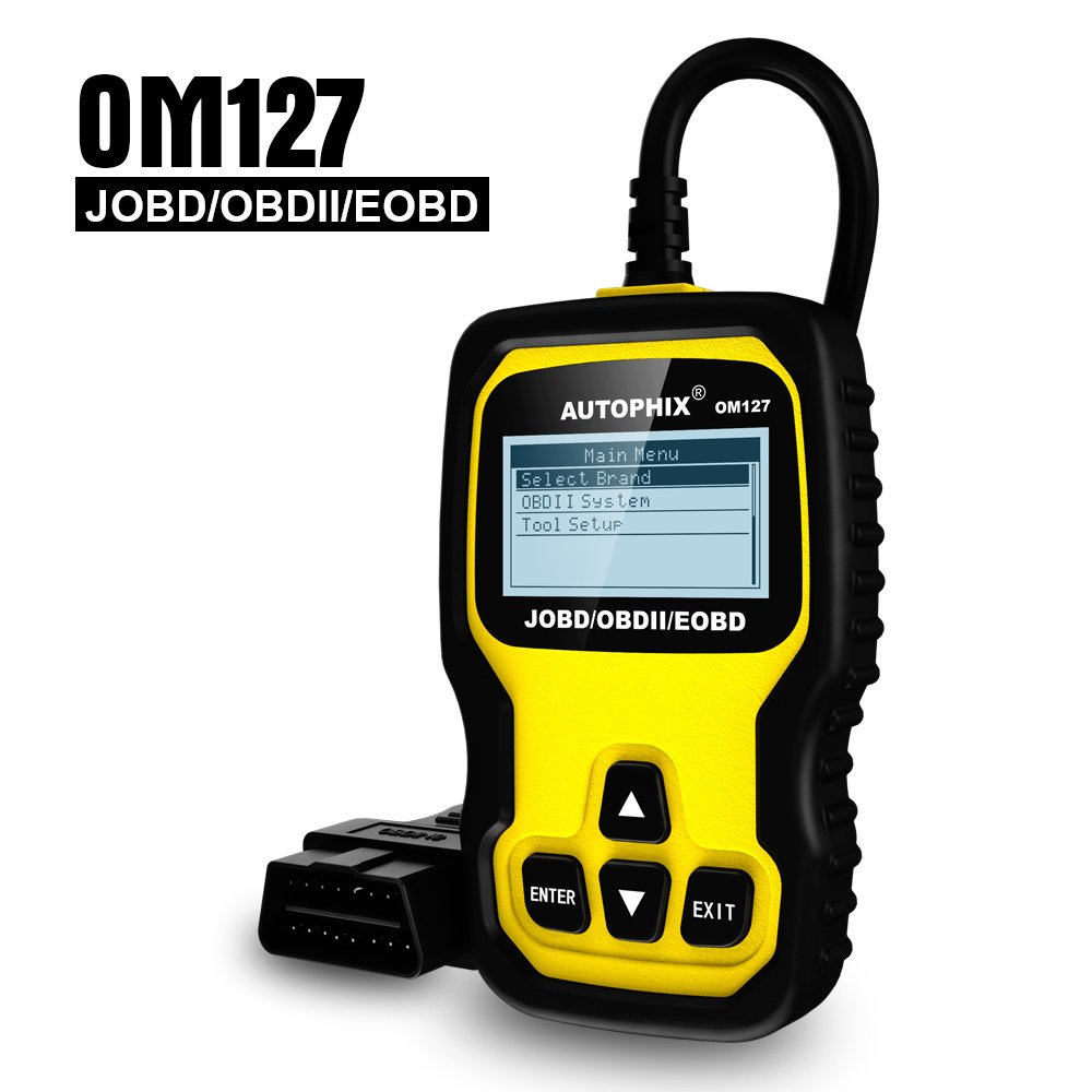 AUTOPHIXOM127 JOBD Code Reader Check Engine System OBDII Scanner for Japanese Vehicles Toyota Nissan Honda etc (Black)