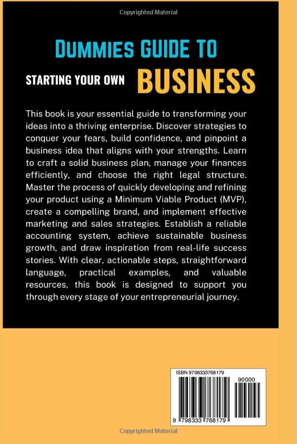 Dummies Guide to Starting Your Own Business: Essential Steps to Launching and Scaling a Successful Small Business Venture - Image 2