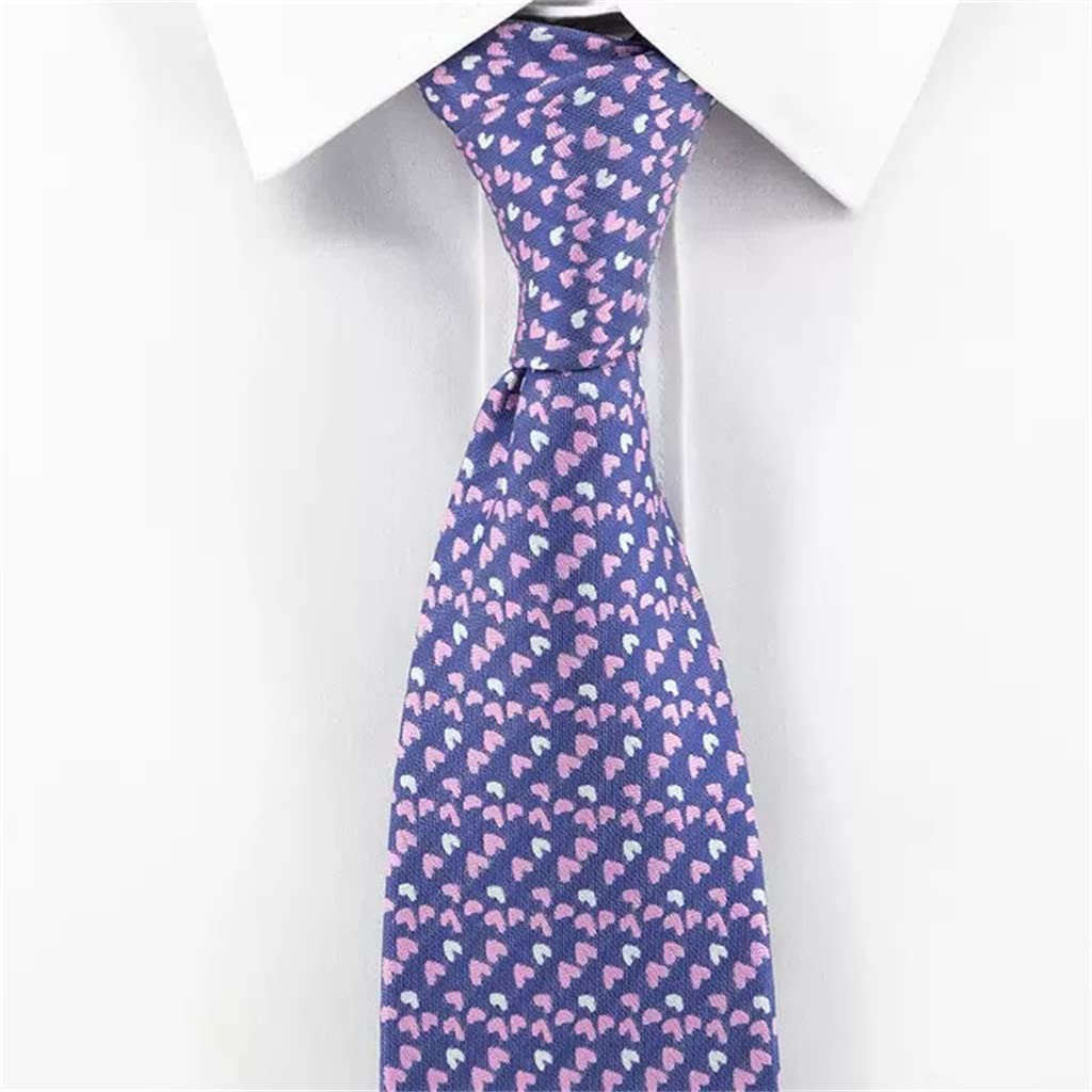 Skinny Krawatte,Krawatte für Männer Krawatte, Krawatte for Herren, breite Version, lila, Business, professionelles Kleid, rosa, Liebe, for Selbstbinden, Fliege