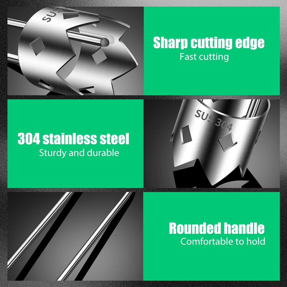 Runsgo Red Bell Pepper Seed Corer,2024 New Stainless Steel Fruite Corer,For Vegetables Fruit Kitchen Gadget (1 PCS)