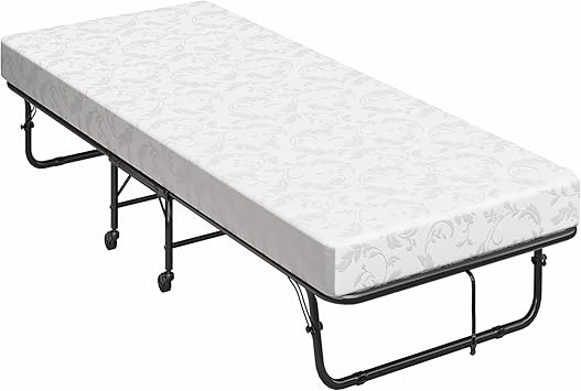 DHP Folding Metal Guest Bed