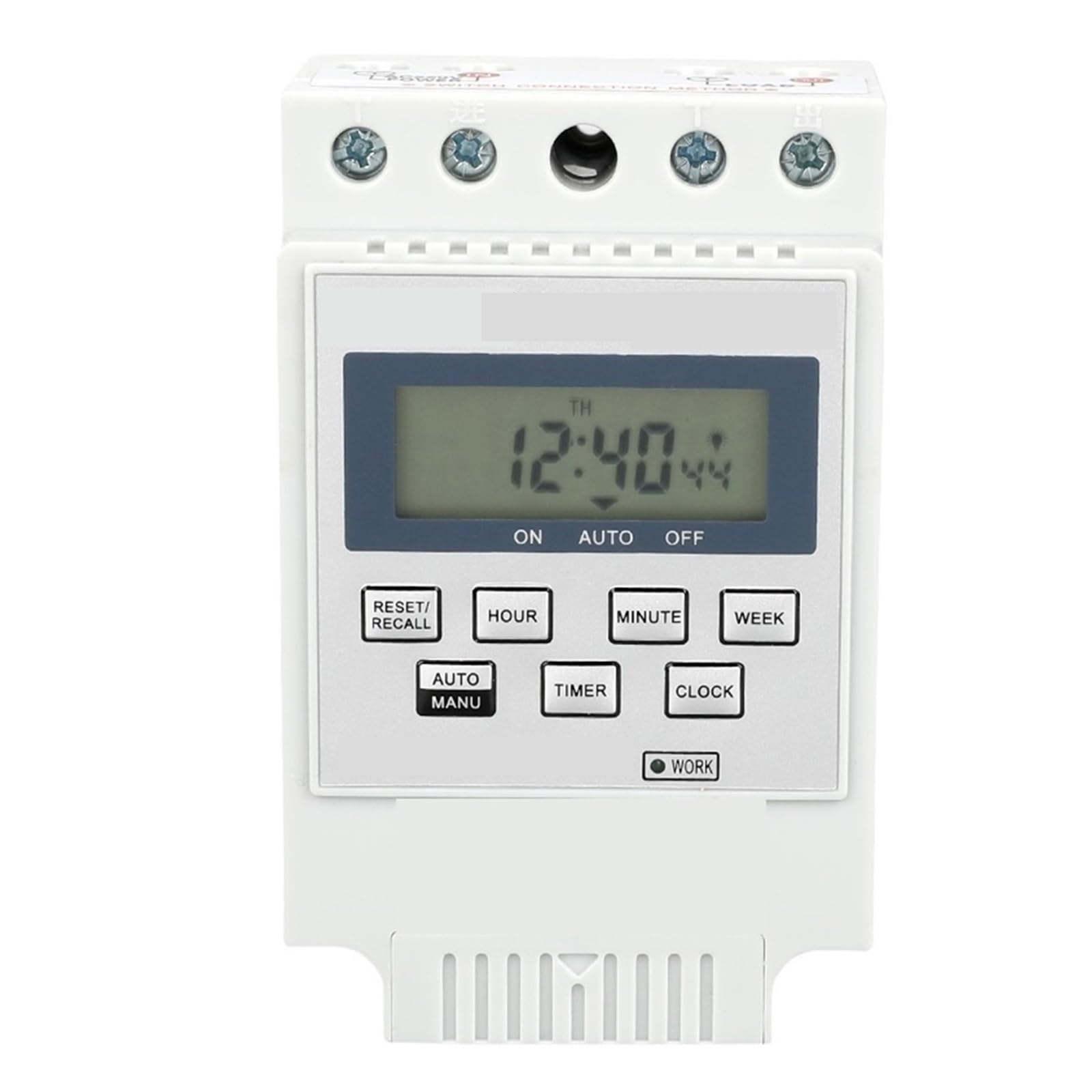 1PCS 25A 220V digital timer din rail microcomputer timer switch KG316T with 10 times on/off set time range 1min-168H