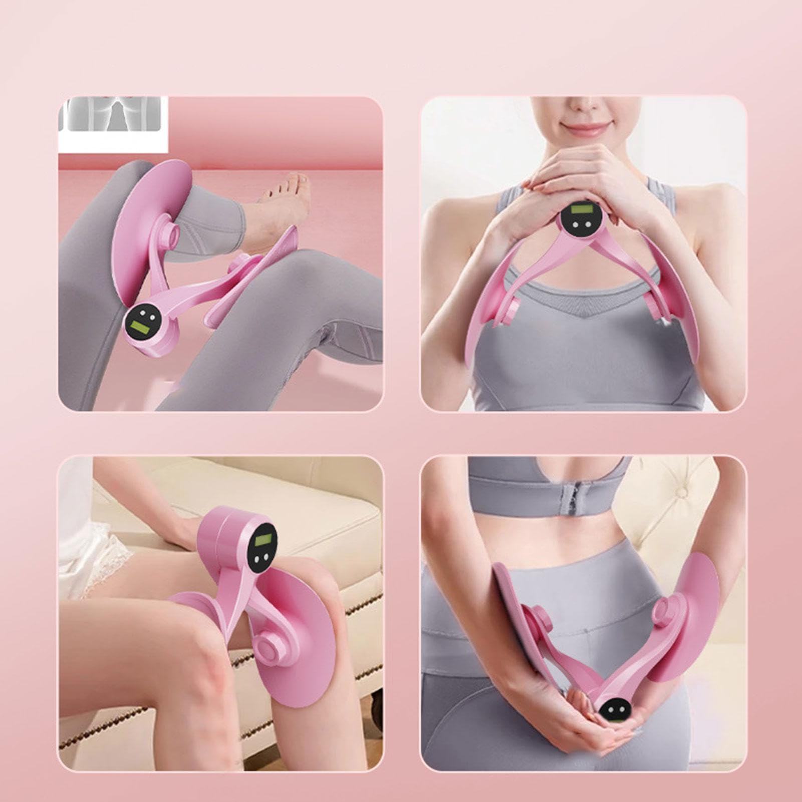 Máquina para ejercitar Muslos, Entrenador de Suelo pélvico con Contador Digital, Entrenador Moldeador de Cadera, Equipo de Entrenamiento de piernas, Entrenador de Cadera para glúteos/Brazos/piernas