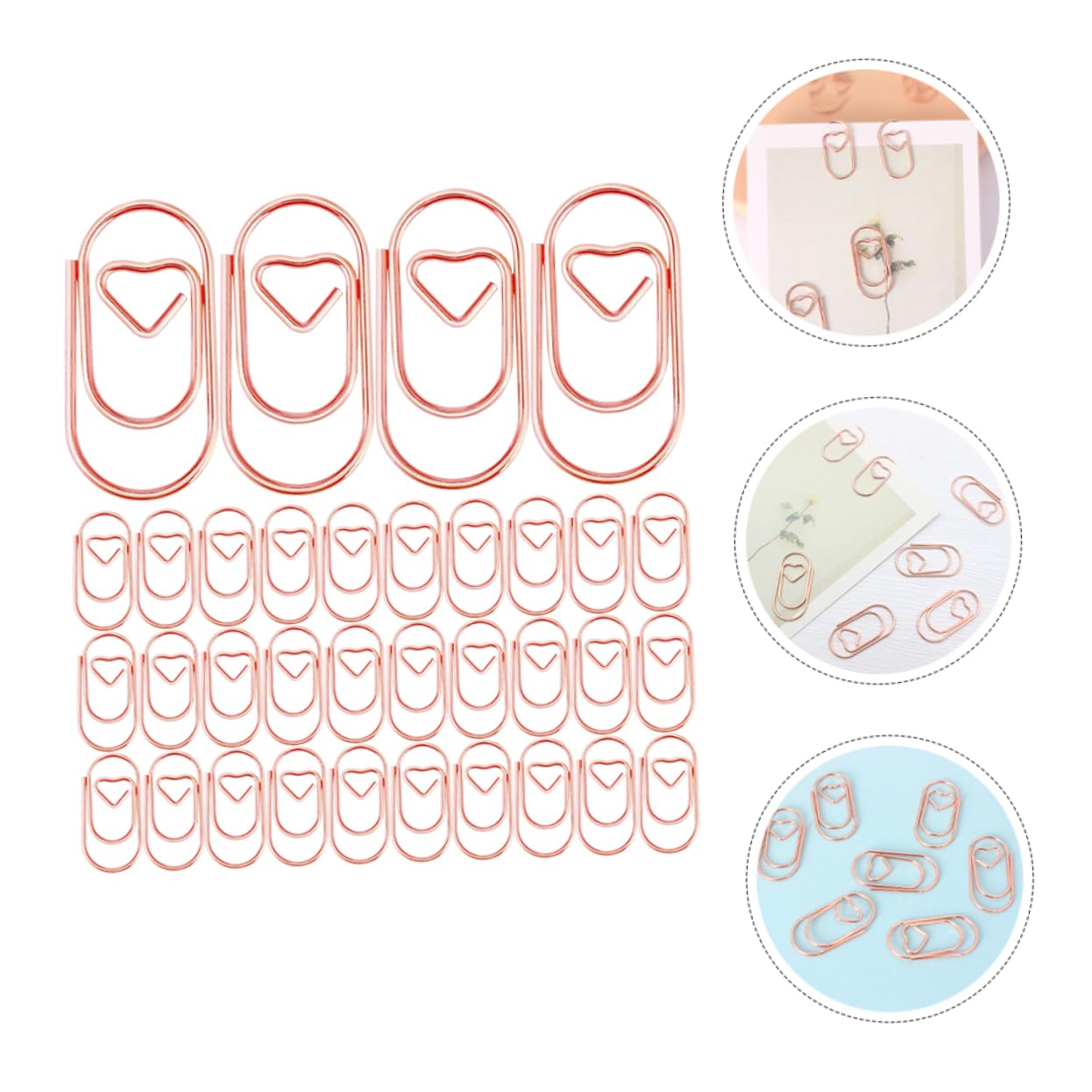 5 Set Graffette Metallo Clip Per Carta E Divertenti Per Ufficio Scuola E Eventi Resistente E Facile Usare Confezione 200 Pezzi * 5