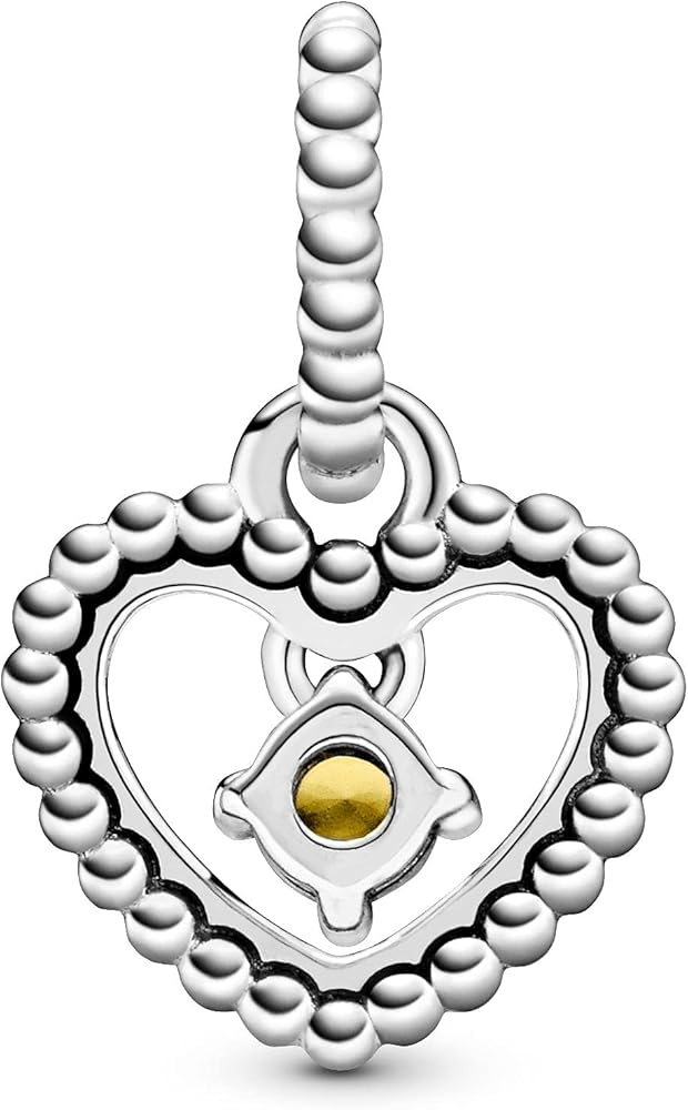 PANDORAブレスレット チャーム付き Amazon | PANDORA 11月の誕生石ダングルチャーム&ブレスレットセット