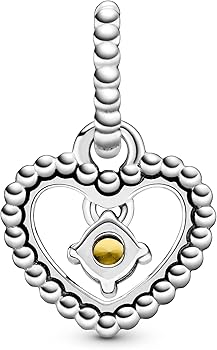 Amazon | PANDORA 11月の誕生石ダングルチャーム&ブレスレットセット