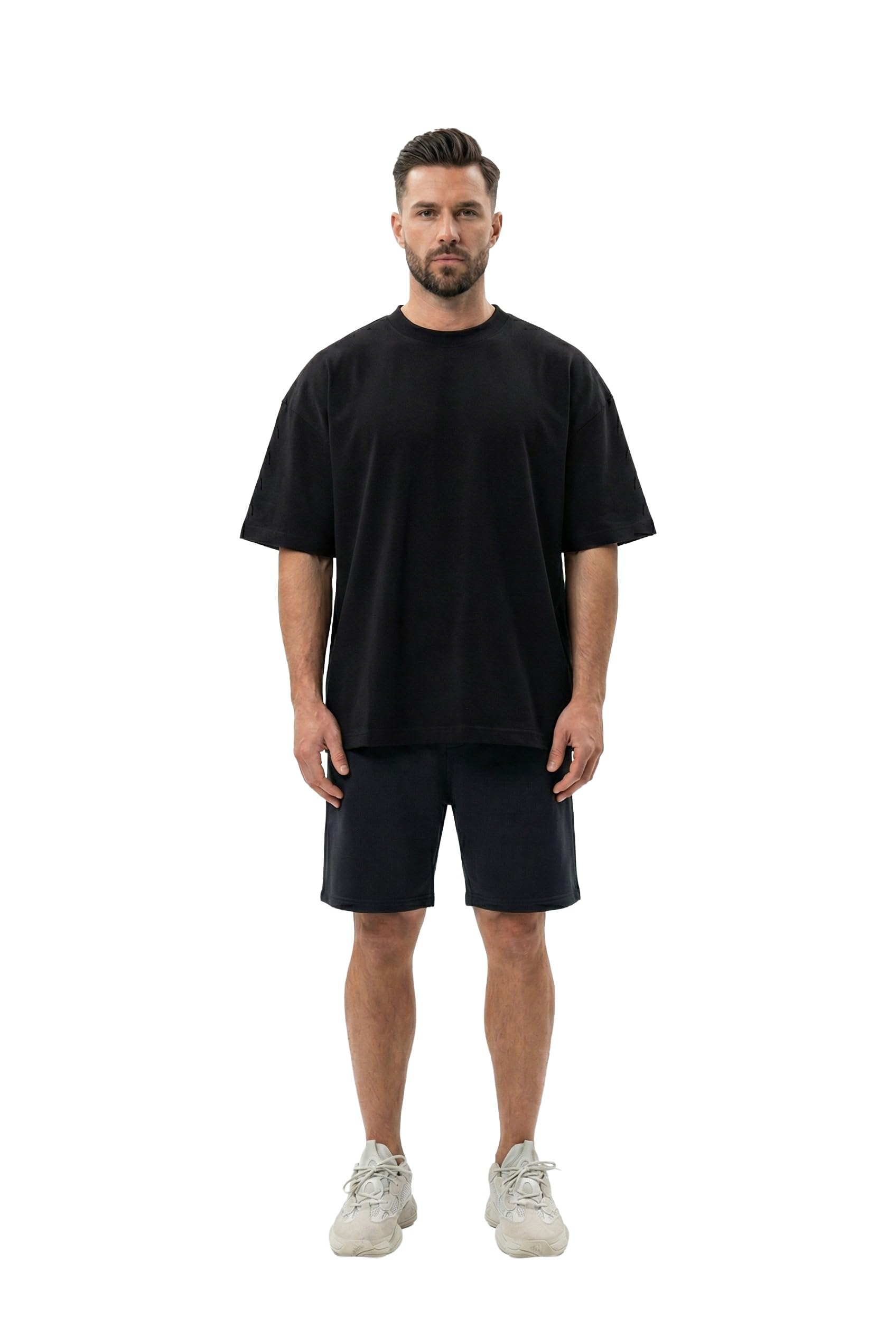 kvetoo Men Cotton T Shirt and Shorts Set Co Ord Set for Men Summer Casual Lounge Wear Gym Workout T Shirt Shorts Combo Half Sleeve Comfortable Cotton Outfit-picture-26