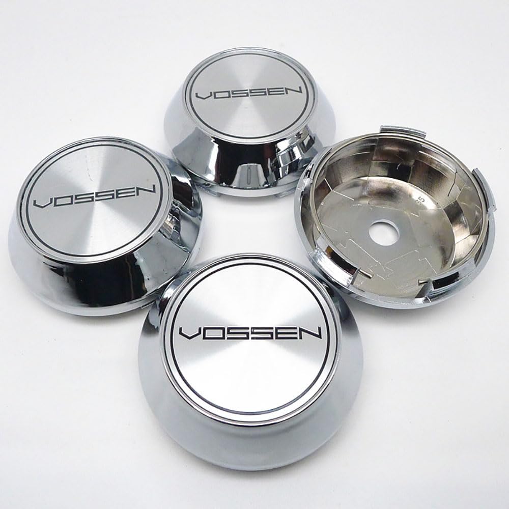 WxsDsqWheel Center Hub Centre Caps 65MM 4 PCS Compatible with for VOSSEN Vossen 2024 Hubcaps ABS Alloy Ring,B