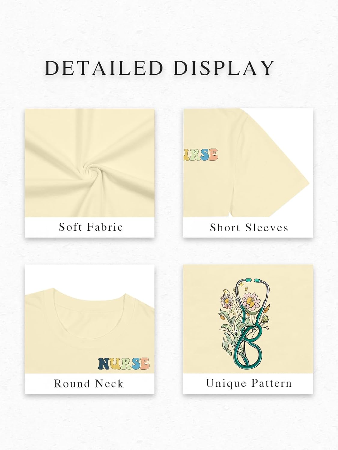 Nurse Shirt Nurse Life Tshirt Nursing Student School Nurses Week Nurse Day Gift Casual Short Sleeve Tops - Image 4