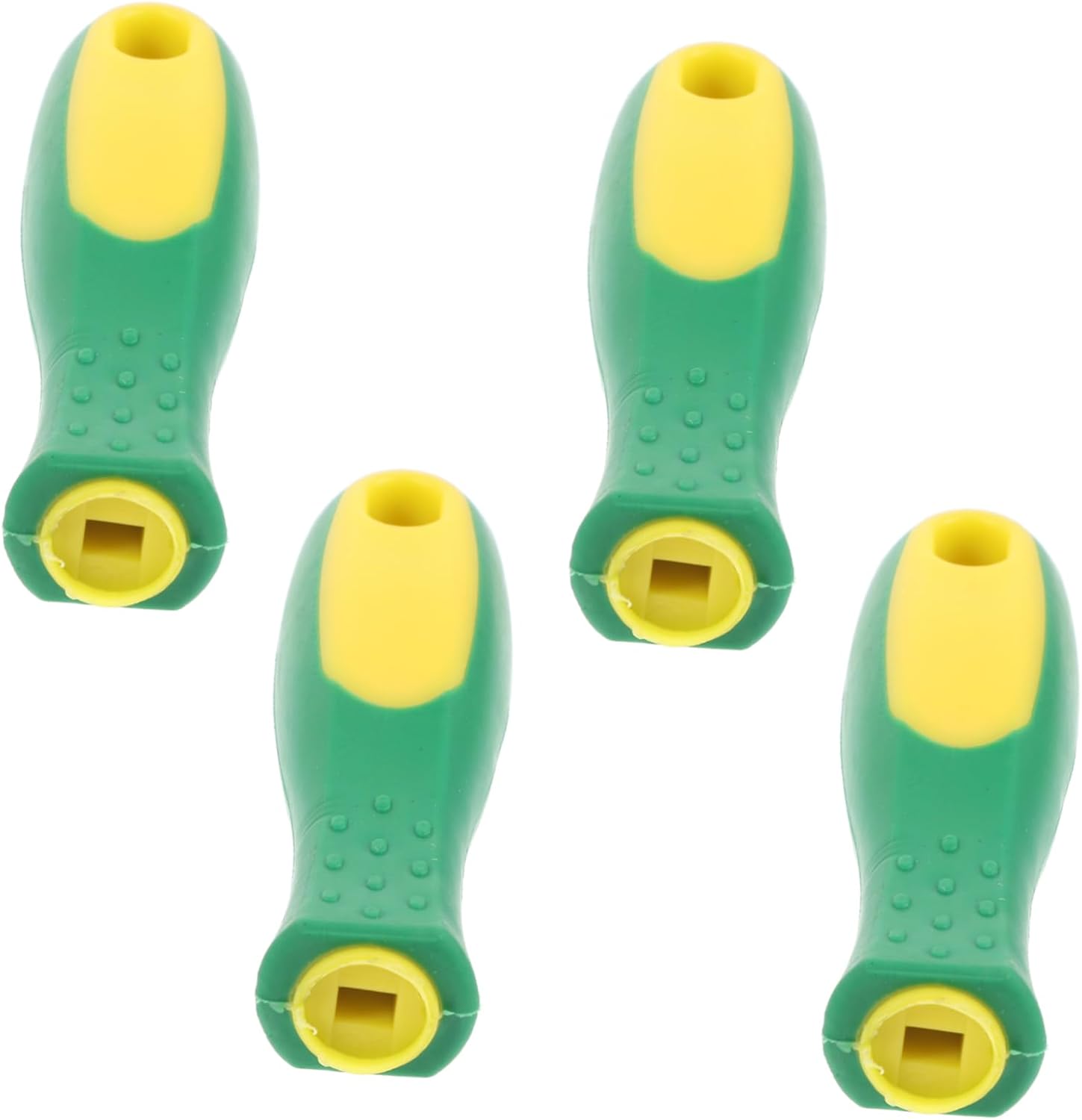 jojofuny 20pcs Rubber File Handles for Woodworking Tools Ergonomic Non- Replacement Grip Compatible Files Chain and Milling Cutters for Repairs