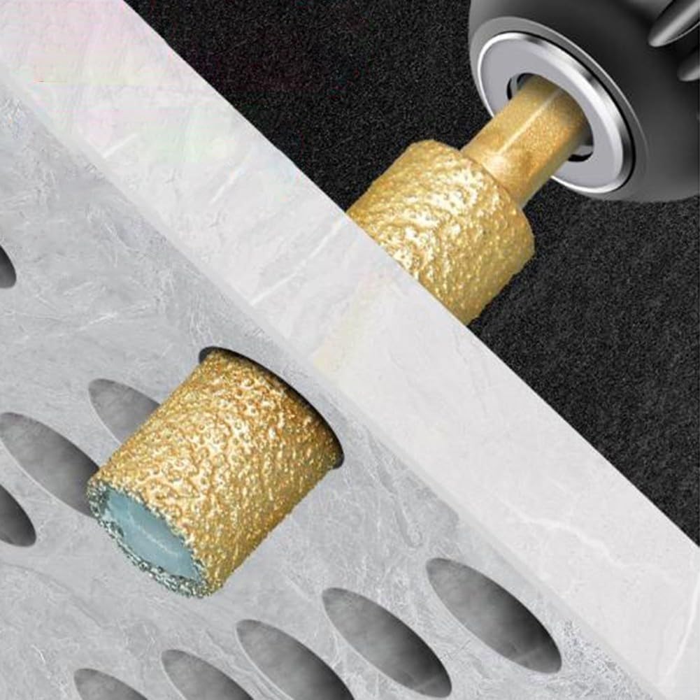 Brocas Para Azulejos Herramientas Para Perforar Y Lijar Vidrio | Juego De Brocas Para Materiales Duros Para Reformadores Fontaneros Electricistas Trabajos en Hormigón y Piedra Proyectos de