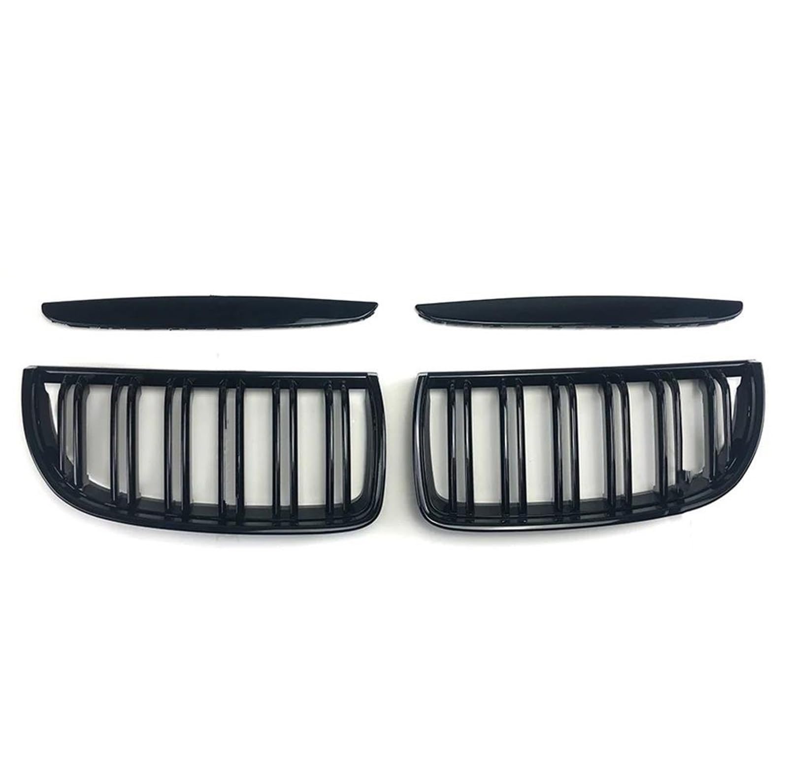 Calandre avant pour BMW Série 3 E90 E91 2005-2008 grilles de calandre course noir - 6