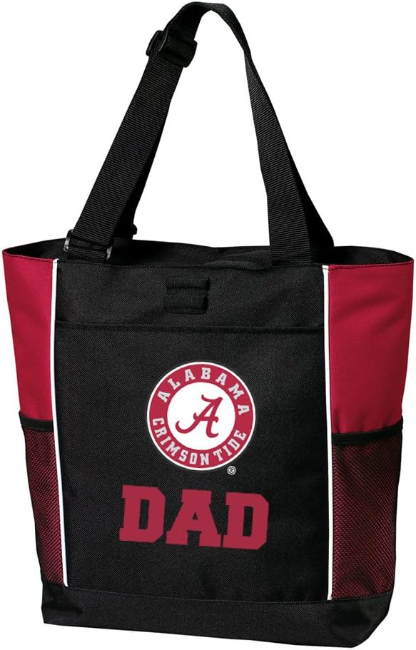 Alabama Dad Tote Bags Crimson Tide Proud Bama Father Totes Beach Travel
