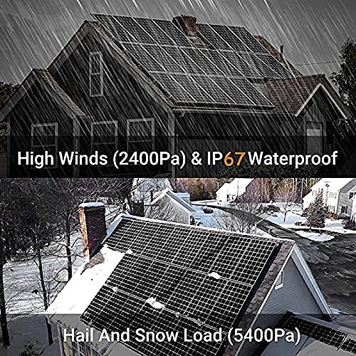 Kit de painel solar portátil de 400 W para RV, carregador monocristalino monocristalino semi-flexíve