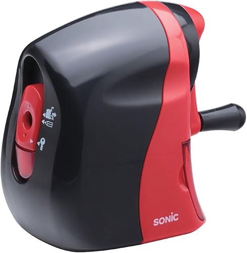 sk-802-r Manual Sacapuntas mitad Mowing Sonic color negro y rojo Japón Importación