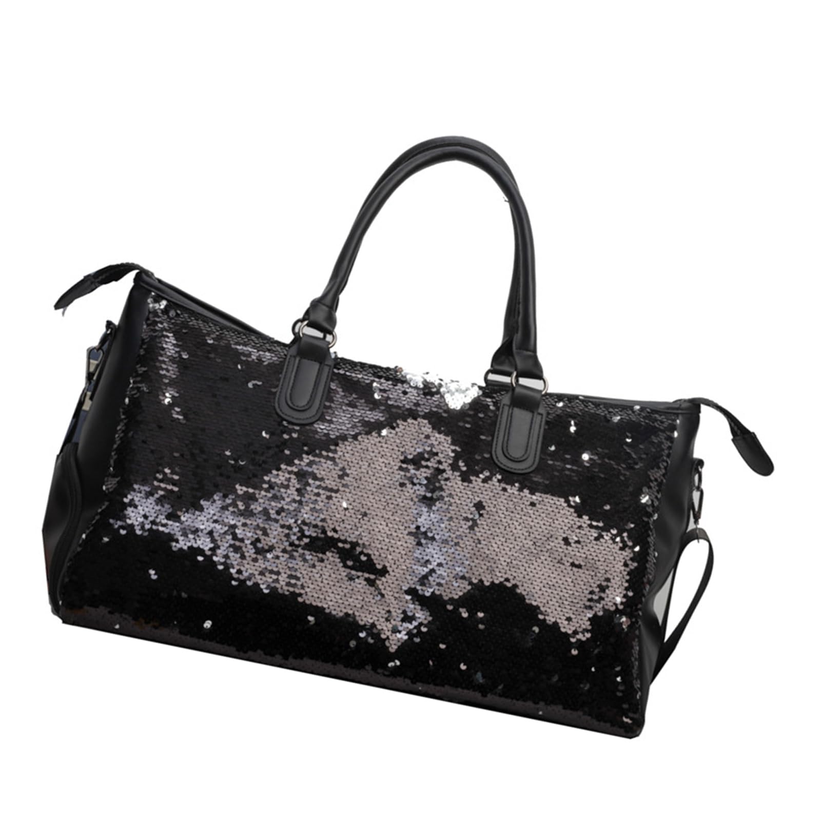 GMBYLBY Gym Bag With Shoe Compartment Large Capacity Travel Fitness Sequins Shoulder Weekends Hospital Sequins Shoulder Fitness Travel Overnight Large Capacity Gym