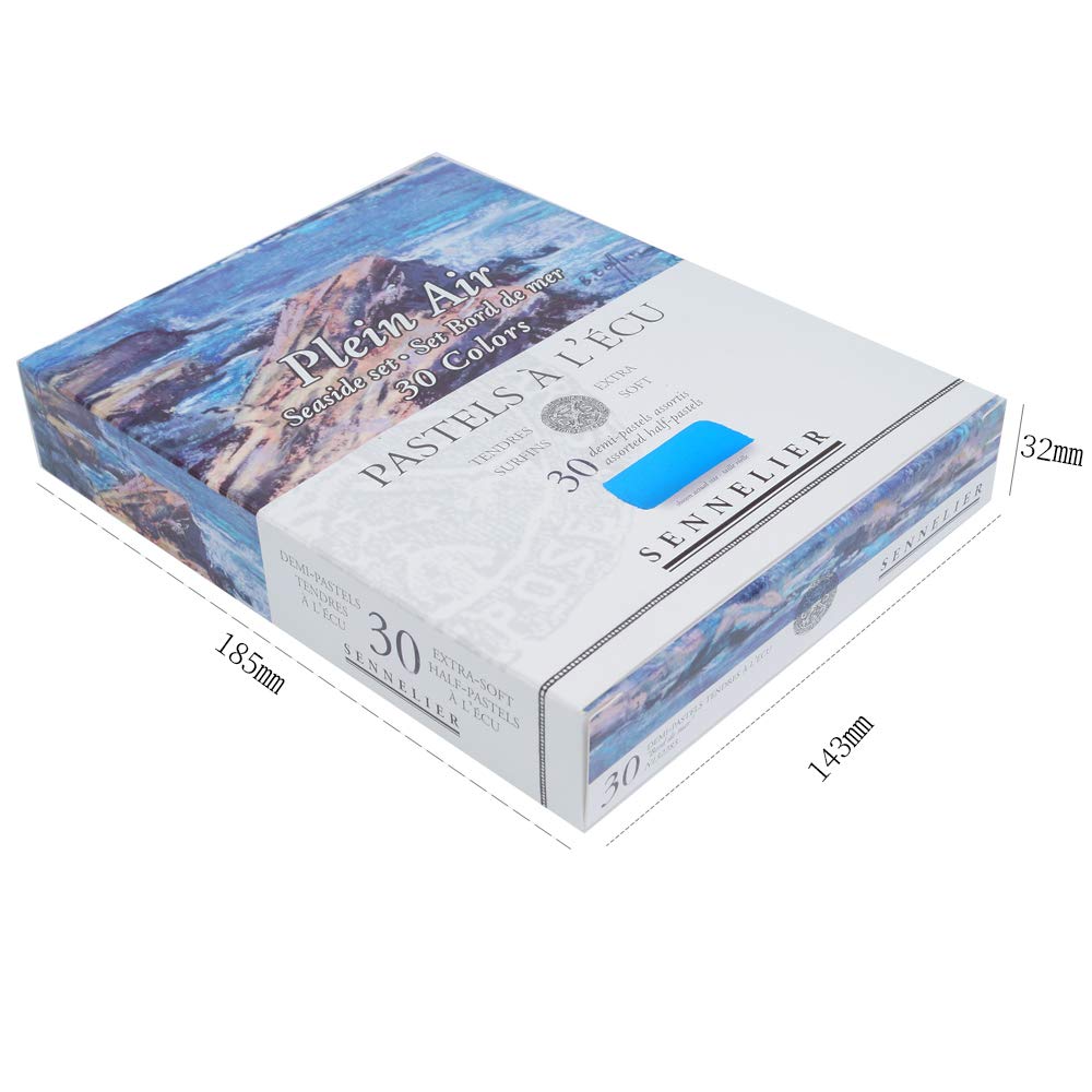 Pastel Sec Sennelier - Bleu Céruléen 263 - Haute Qualité Pigment Pur - Pour Artistes Et Dessinateurs