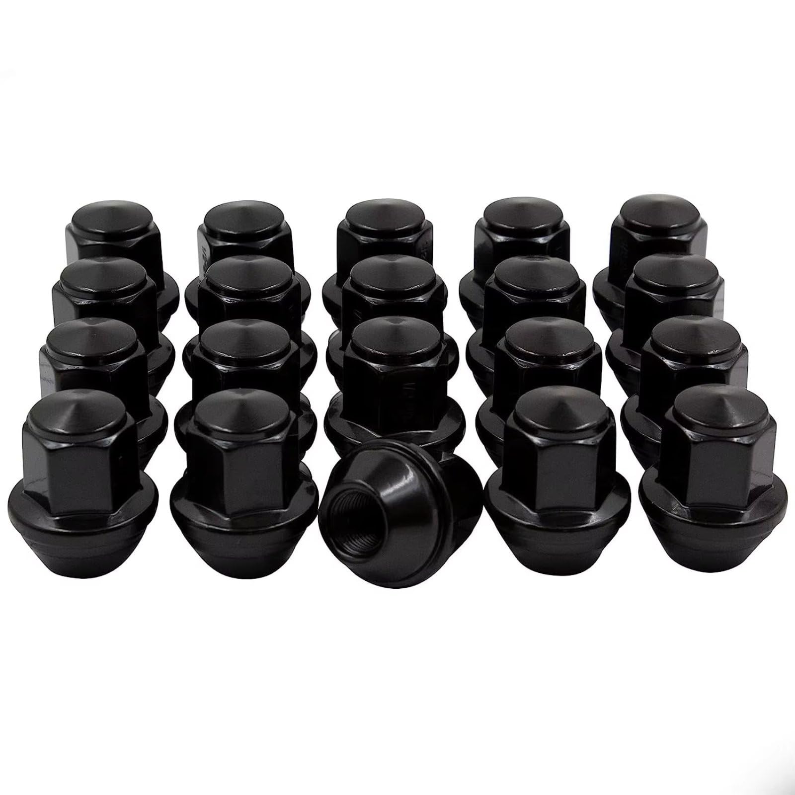 Tornillos de ruedas de alta resistencia 14x1.50 para Explorer y Edge acabado negro 5
