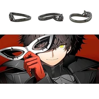ペルソナ5 アルテミスキングス　マスクモチーフシルバーリング　明智吾郎　19号 Amazon.co.jp: ペルソナ5 指輪 ジョーカー 明智吾郎 カップル