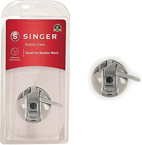 SINGER Caja de bobina clase 15, sistema de carga frontal | Pieza de repuesto para máquina de coser con tensión ajustable | Compatible con servicio