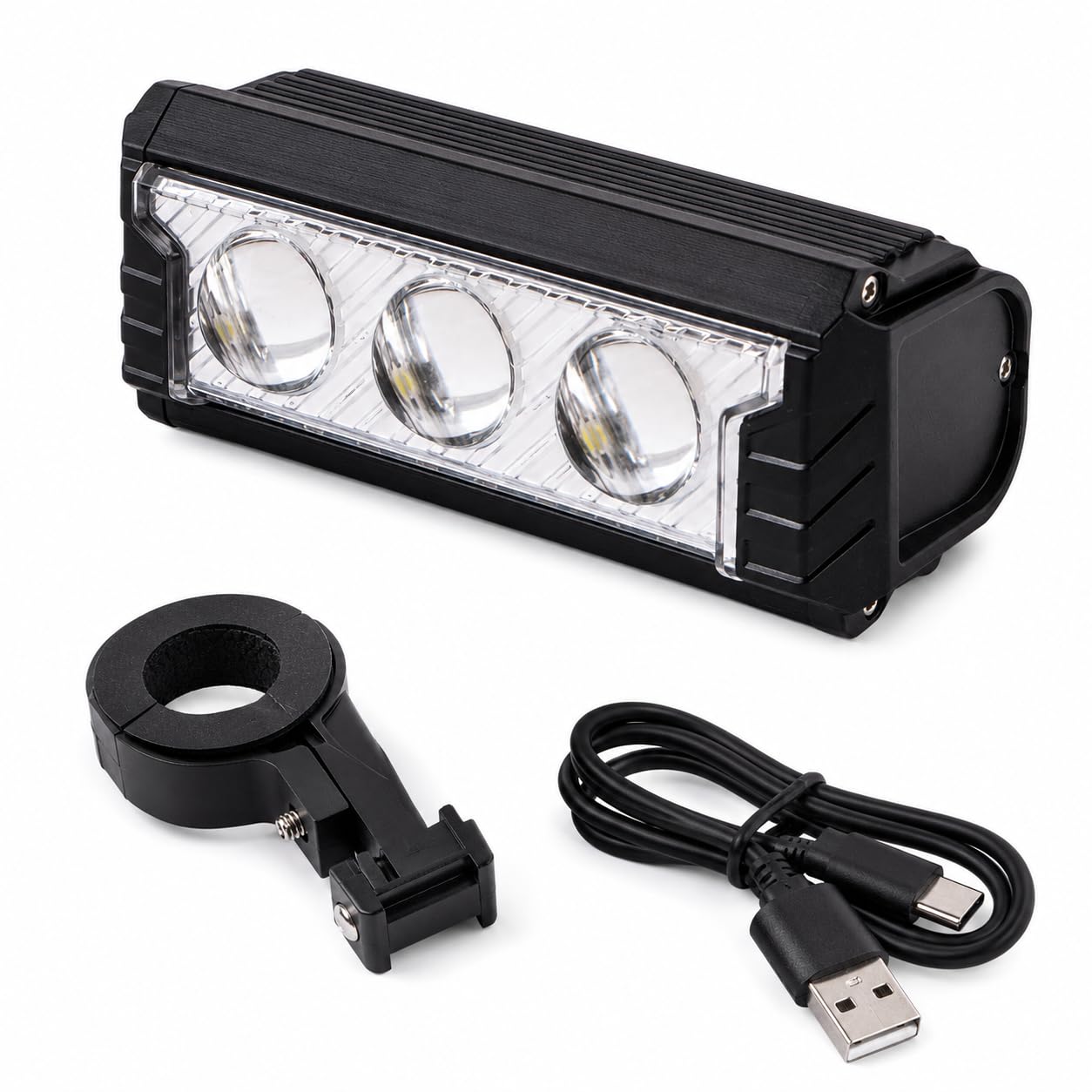 LISTA Rechargeable Cycle Headlight, 2000 Lumens Bicycle Front Light with USB Type-C Fast Charging, Aluminum Alloy Body, Waterproof LED Bike Light with Battery Indicator for MTB, Road & Night Cycling-image-39