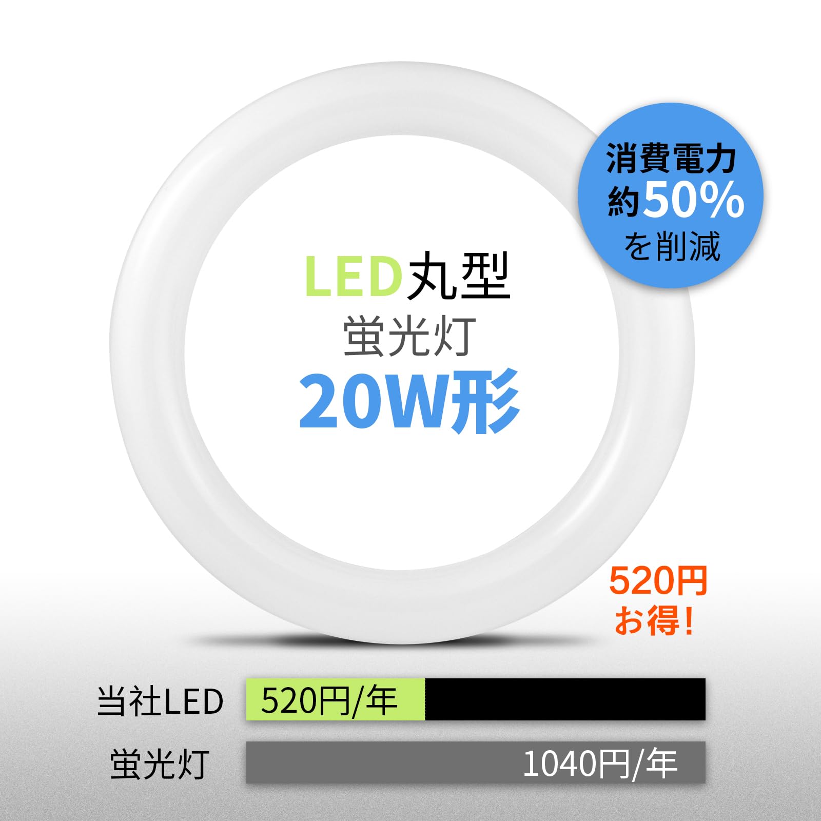 Amazon | led蛍光灯 丸型 20形 FCL20W代替 20W形相当 G10q口金 丸型