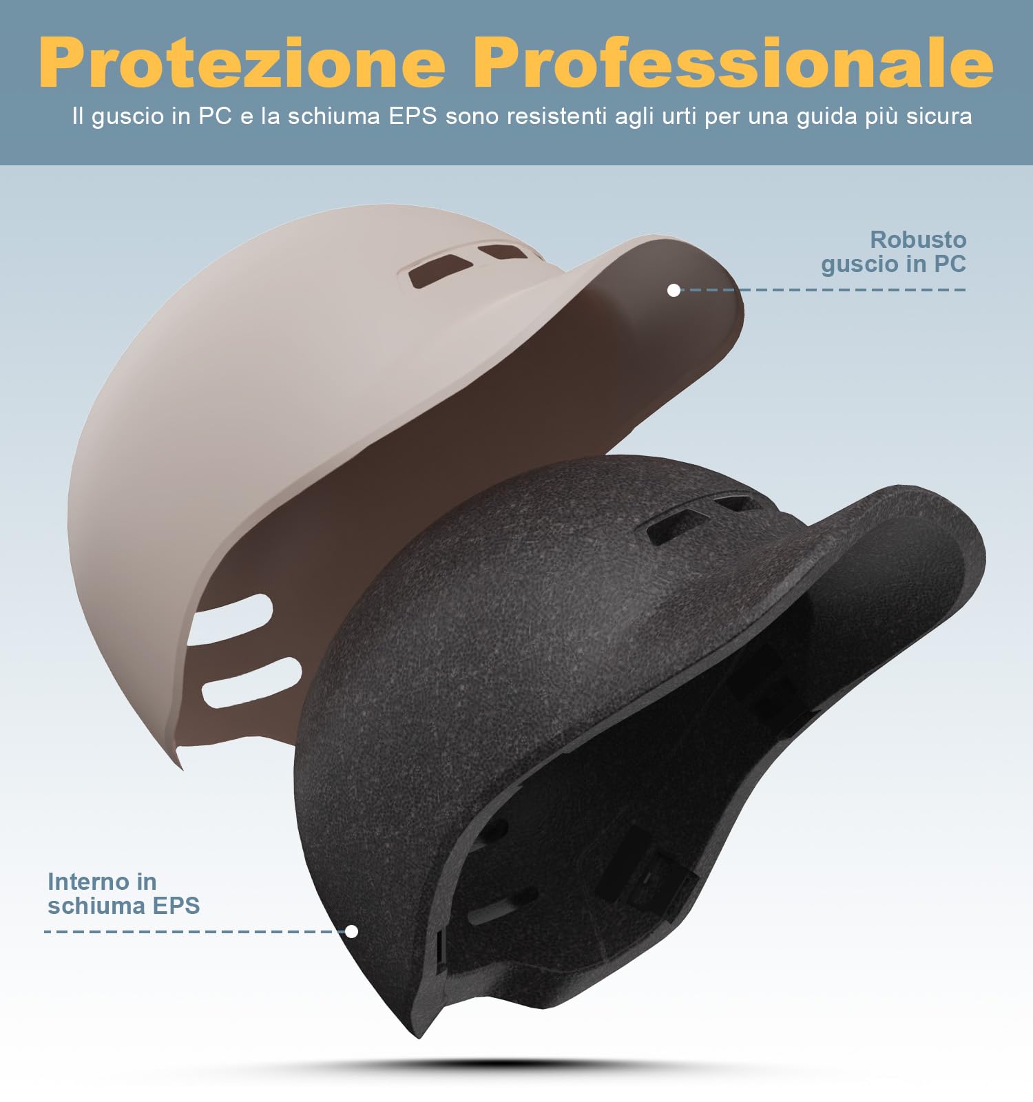 Shinmax Casco Bici Uomo Donna Urbano Casco Bicicletta Adulti Leggero Casco Ciclismo Monopattino Città Strada Caschi Bici Protezione di Sicurezza Caschetto Bici Taglia Regolabile 56-62 cm