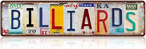 Miniatura 16 de Letrero de metal para sala de juegos - Decoración retro de estaño de aluminio de 4x16 pulgadas - Decoración de cueva de hombre para sótano de sala