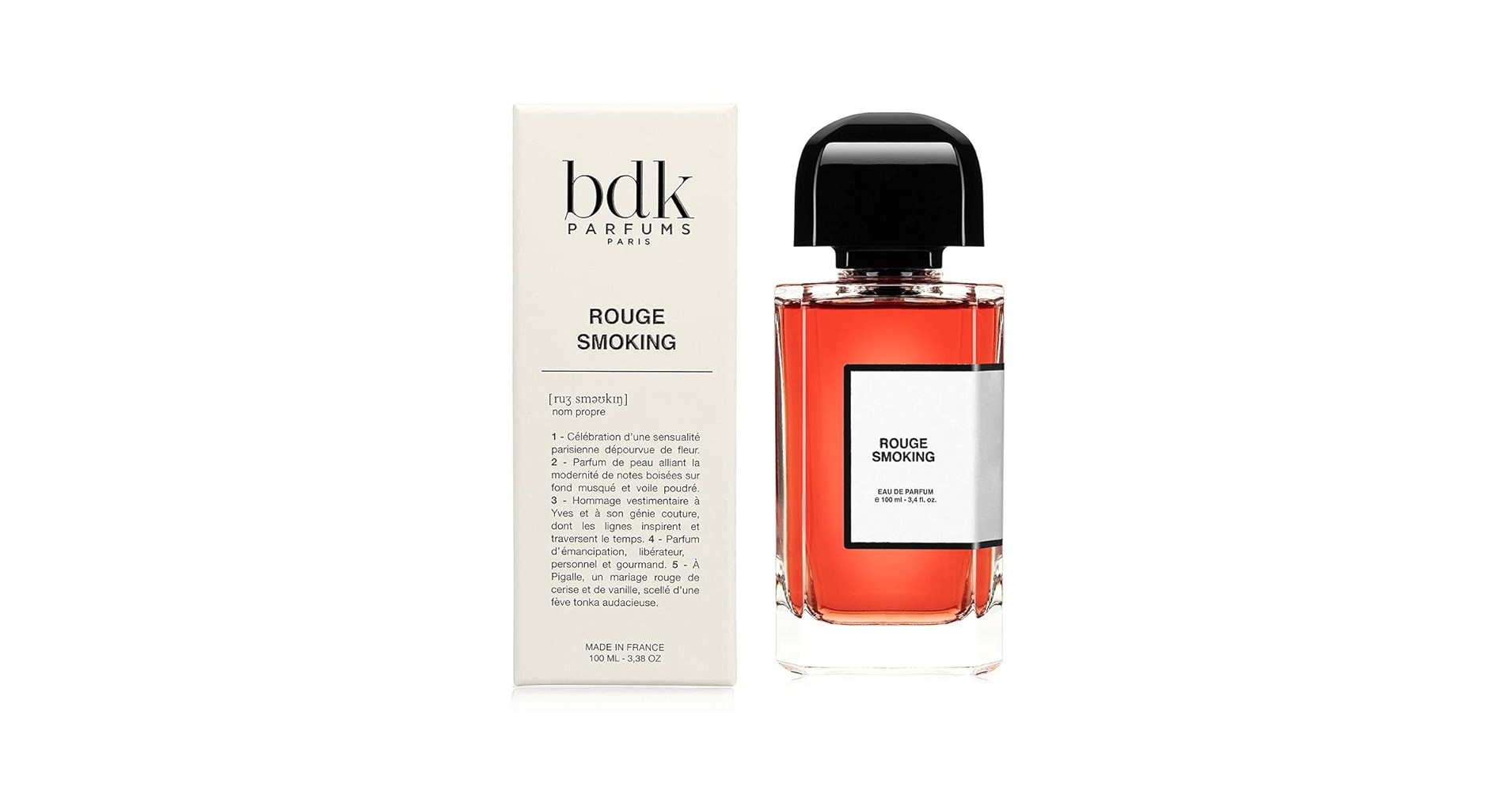 新品未使用　bdk Parfums ルージュスモーキング 100ml Amazon.com: BDK Rouge Smoking Parfums for Unisex - 3.3 oz