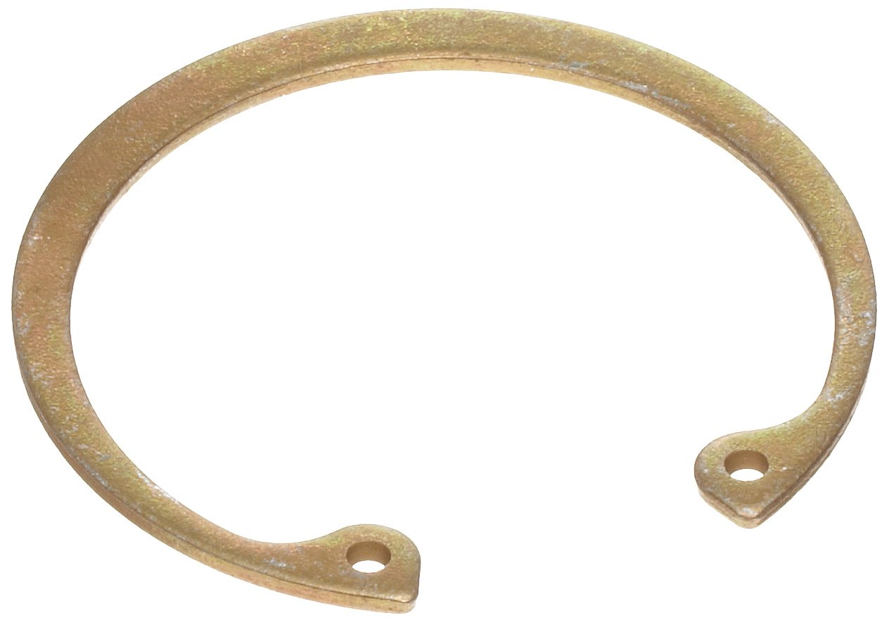 Standard Internal Retaining Ring, Tapered Section, SAE 1060-1090 Carbon Steel, Zinc Yellow Chromate Plated Finish, 5/8
