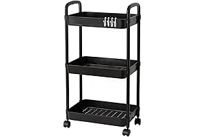 Gagee 3-Tier Rolling Cart: The Ultimate Nail Station Organizer and Storage Solution