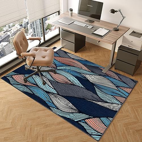 Alfombra para silla de juegos, 100 x 140 cm, para suelos de madera, protector de silla multifuncional, alfombrilla para silla, protege los suelos de daños en la alfombra