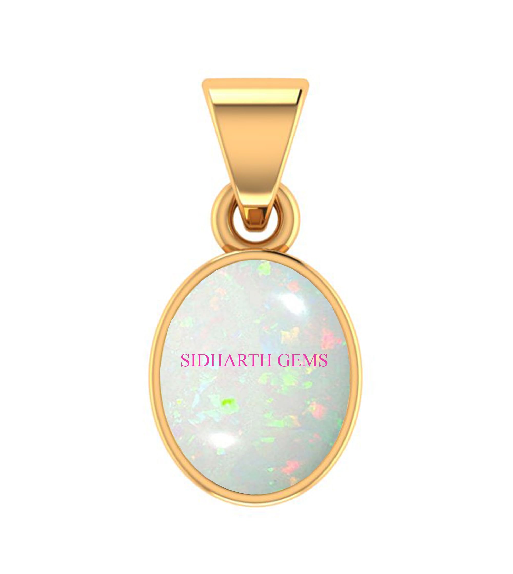 18.25 Ratti 17.00 Carat Natural Opal Gold Plated Pendant Certified Natural Australian Opal Stone Gold Plated Pendant for Men and Women By Lab Certified-picture-49